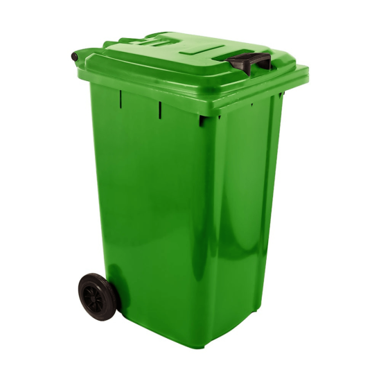 Buzz - Wheelie Plastic Bin - 240L - Minu Green