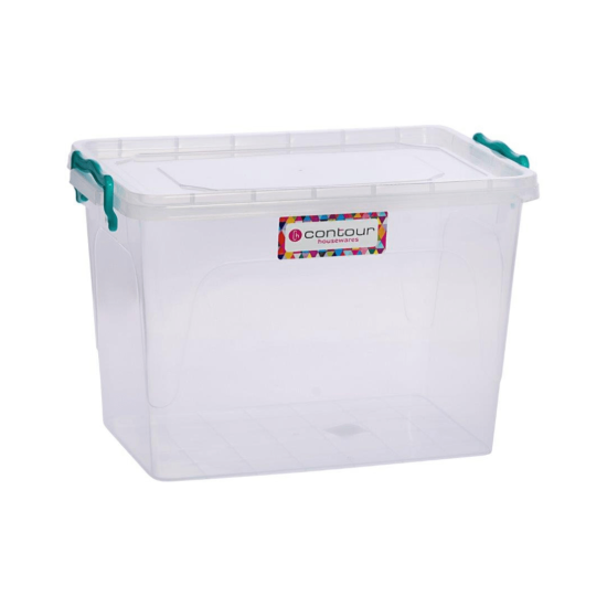 Buzz – Plastic Storage Box – 13L - Clear