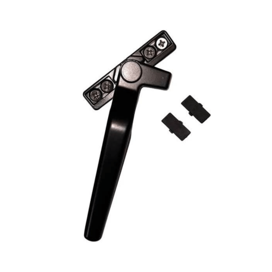 Aluminium - Window Handle - Right - Black