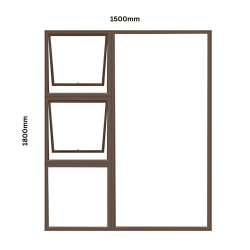 Aluminium - SABS - Window Top Hung - PTT1518