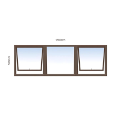 Aluminium - SABS - Window Top Hung - PTT186