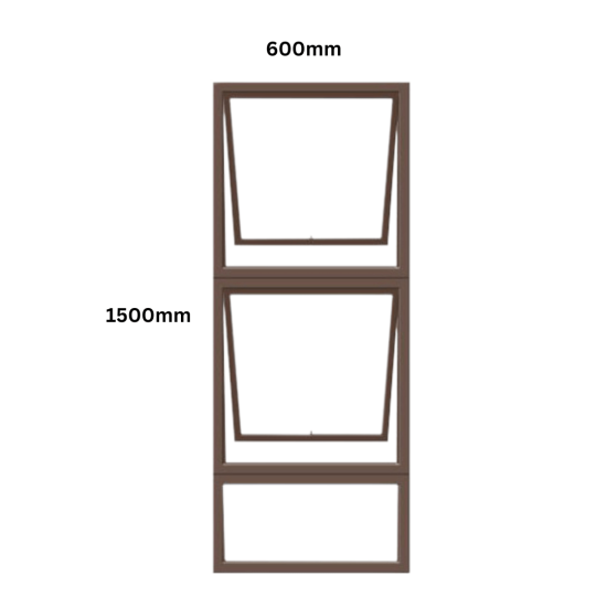 Aluminium - Econo - Window Top Hung - PTT615 - Bronze