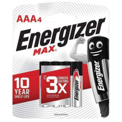 Energizer Max Battery - AAA 4PK - LR03