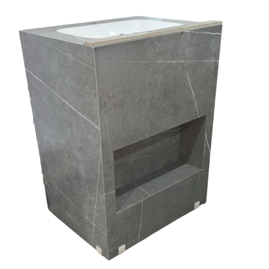 Livorno - Basin & Pedestal - Rock Slate - Amskin