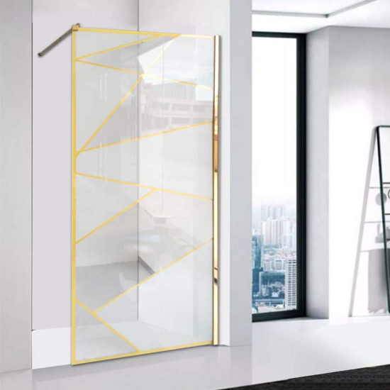 Livorno - Shower Walk In Gold - SWL14