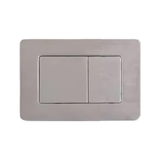 Riiflo - Flush Plate - Square Polished Chrome (Only Compatible With Riiflo Cistern) - RIC003B