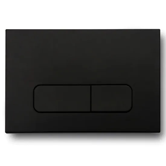 Riiflo - Flush Plate - Square Black (Only Compatible With Riiflo Cistern) - RIC002D