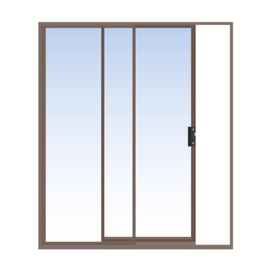 Aluminum - Econo - Sliding Door - Bronze - 1.8m x 2.1m