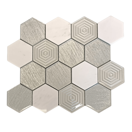 Mosaic - 37 - Pearl Hex Glass - 73mm