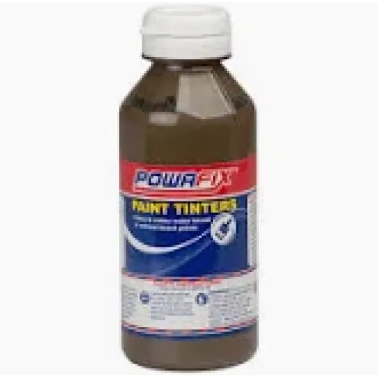 Powafix - Paint Tinters - 100ml - Assorted Colour - Brown Oxide - colour: Brown Oxide