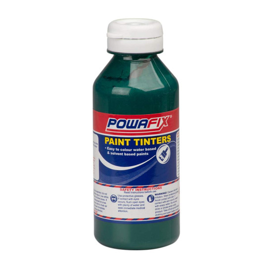 Powafix - Paint Tinters - 100ml - Assorted Colour - Phthalo Green - colour: Phthalo Green