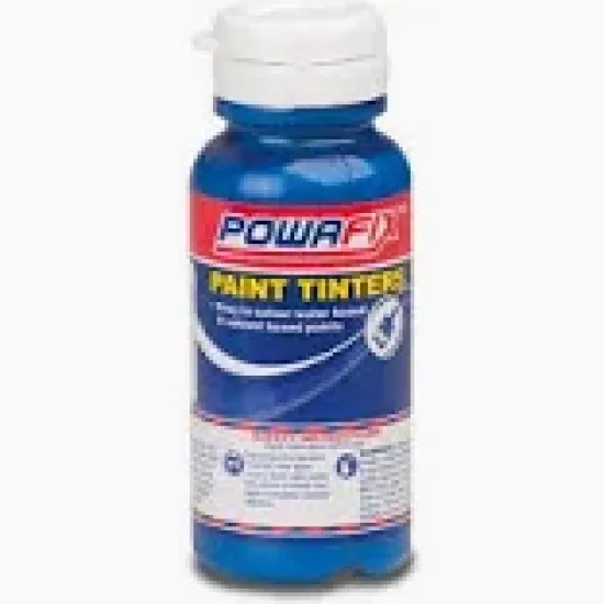 Powafix - Paint Tinters - 100ml - Assorted Colour - Phthalo Blue - colour: Phthalo Blue