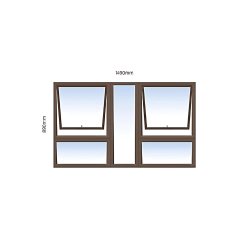 Aluminum - SABS - Window - Top Hung - PTT159