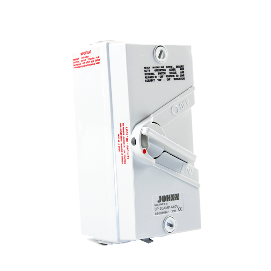 Chint - Weatherproof Isolator - 20AMP/440V - 2 Pole