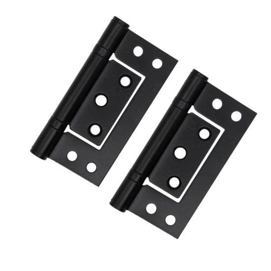 MGV - Hinge - Alu Black Sinkless - 46.5 Pair - MT1180