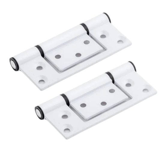 MGV - Hinge - Alu White Sinkless - 46.5 Pair - MT1181