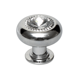 MGV - Raised Dianamite Jewel Knob - CP - MT1946