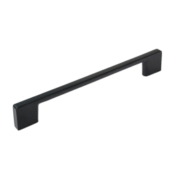 MGV - Neptune Rounded Handle - Matt Black - 160mm - MT1923