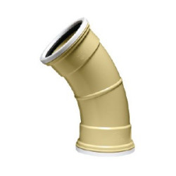 PVC - UG - Plain Bend - 160mm X 45 Degree