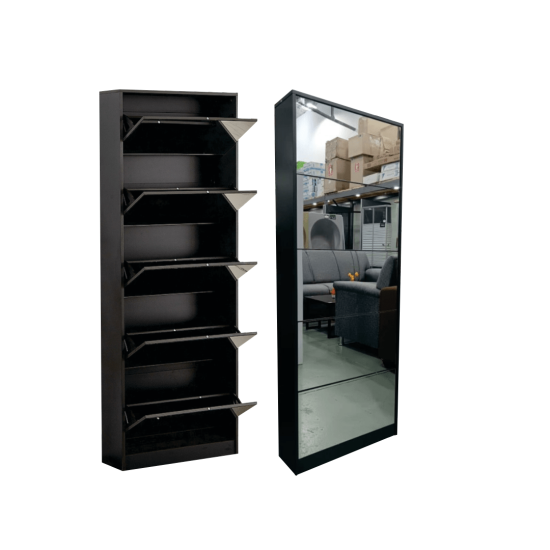 Mirror Show Cabinet - Assorted Colours