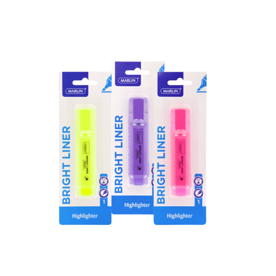 Marlin - Highlighters 1's Assorted (SM28)