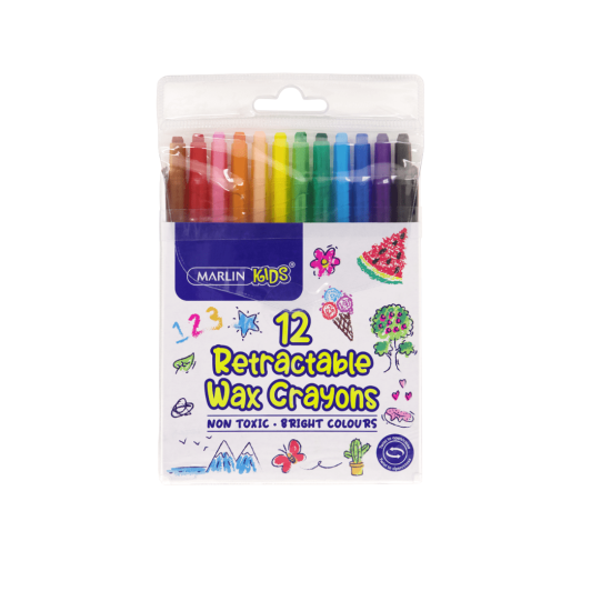 Marlin - Kids Retractable Crayons (041L)