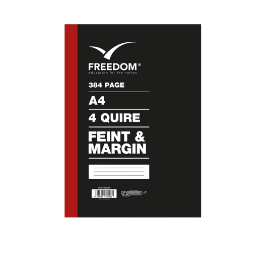 Counter Book 4 Quire A4 - Feint & Margin (1029)