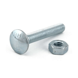 Cup Square Bolt & Nut - M10 x 90mm - (5)