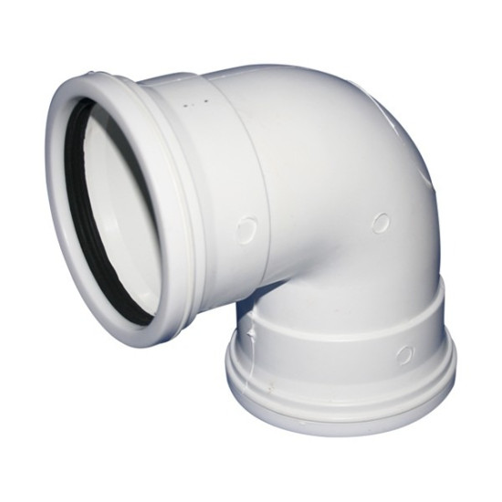 PVC - SV - Bend - Plain - 110mm x 90 Degree