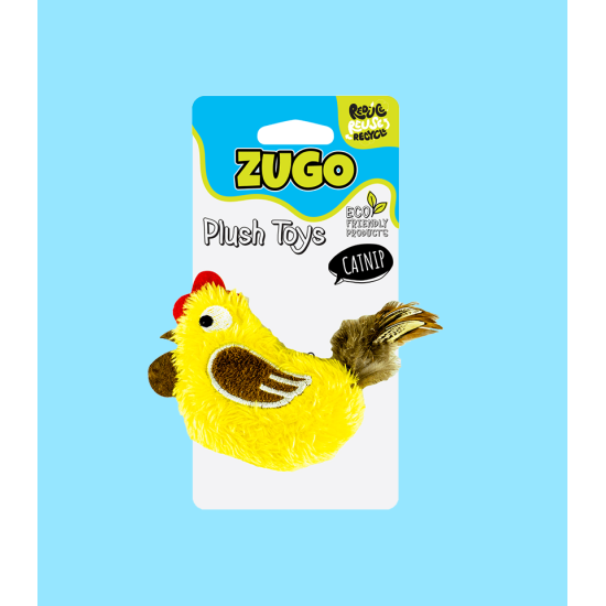 Southern Pet Traders - Toy Cat Plush Zugo Rooster (34-00001)