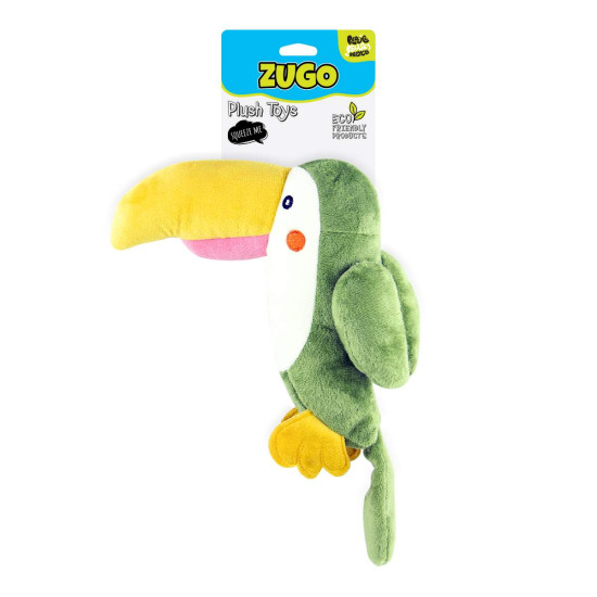 Southern Pet Traders - Toy Dog Plush Zugo Parrot  (49-00002)