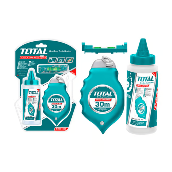 Total - Chalk Line Reel 3PC - 30MT (THT661301)