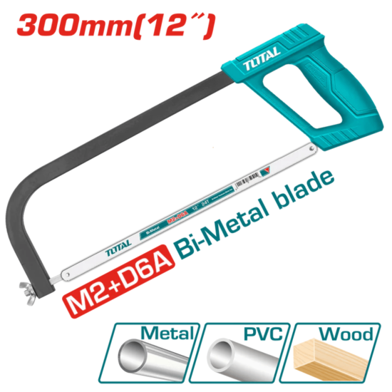 Total - Hacksaw Frame With Blade (THT541036)