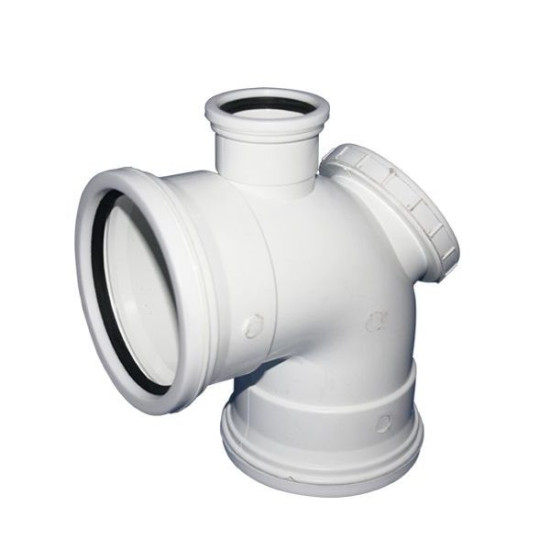 PVC - SV - Vent Horn Bend - 110x50mm