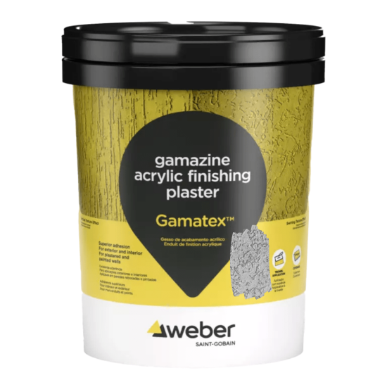Gamatex Acrylic Finishing- Light Grey - 25kg