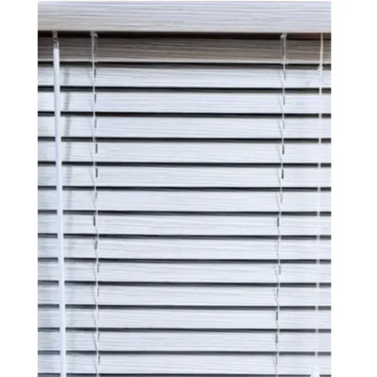 Blinds - faux Wood- Granite White - 600cm X 900cm