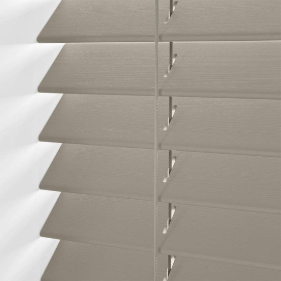 Blinds - FauxWood - Pewter - 1.2m X 1.5m