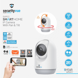 SecurityVue - SmartHome IP Camera with Pan & Tilt – Advanced Indoor Surveillance