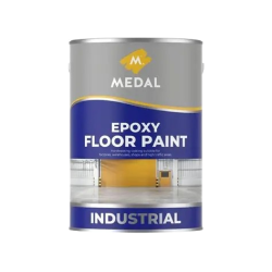 Medal - Epoxy Floor Paint / Hardner - Assorted Colours - 5l - Grey - colour: Grey