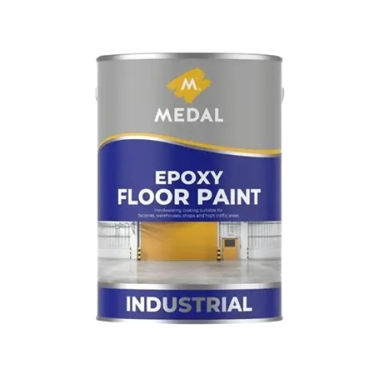 Medal - Epoxy Floor Paint / Hardner - Assorted Colours - 5l - Grey - colour: Grey