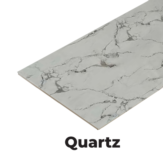 PVC UV Panel - Velure Quartz - 2.4m
