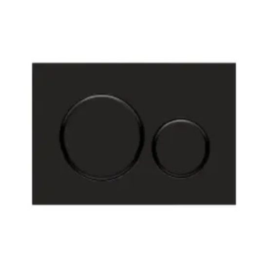 R/S Flush Plate - Mate Black Dual - AD003 (3146)