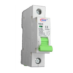 Circuit Breaker - 20AMP Single Pole - DIN Rail White Circuit Breaker - 20AMP Single Pole - DIN Rail White