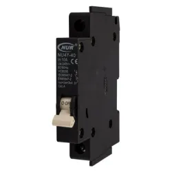 Circuit Breaker - 10AMP Single Pole - 13mm Black Circuit Breaker - 10AMP Single Pole - 13mm Black