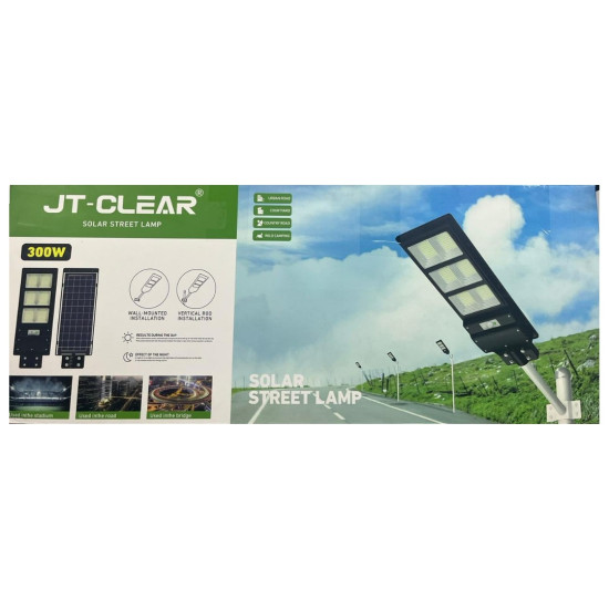 Fame - Solar Street Lamp - 300W + Pole - JT-LB300