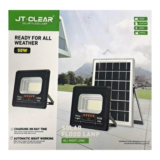 Fame - Solar Flood Lamp - 50W - Panel in Box