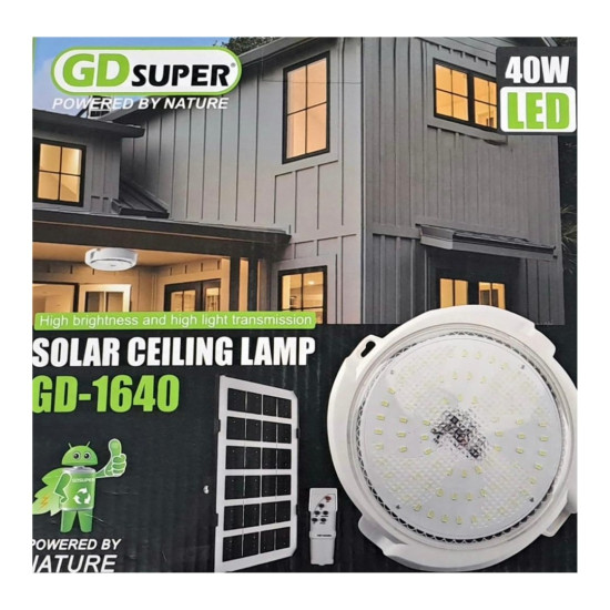 Fame- Solar Ceiling Lamp - LED 40W - GD-1640