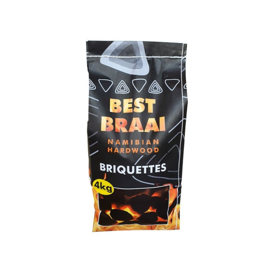Best Braai - Namibian Hardwood - Briquettes - 4kg