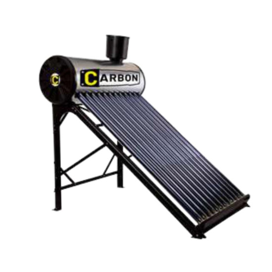 Solar Geyser - Carbon - 100LT - 4 Piece (Low Pressure)