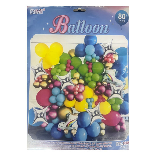 Balloons - 80 Piece - Party - 1068